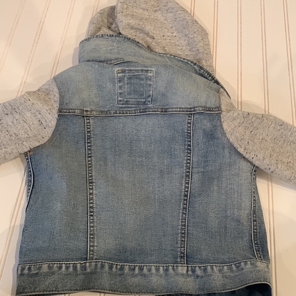 Mudd - Girls Jean jacket with gray sleeves, Girls size 10 - Picture 7 of 7
